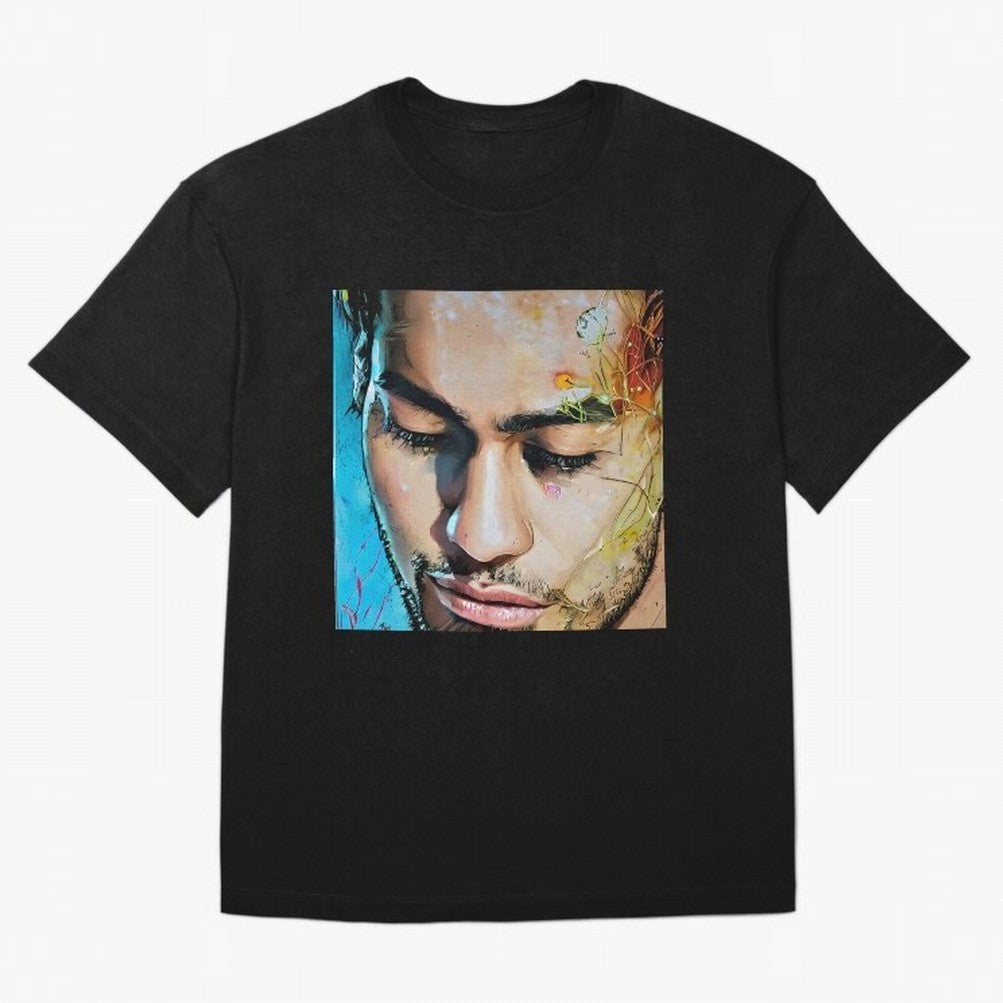 Face of Neymar Classic T-Shirt Follow the Final Road of Global Football Passion for FIFA World Cup 2026 Group Stage, Built around Haaland, Brazil, Vintage Soccer Flavor, Modern Football Stars, National Flags and Final Night Emotion; Made for