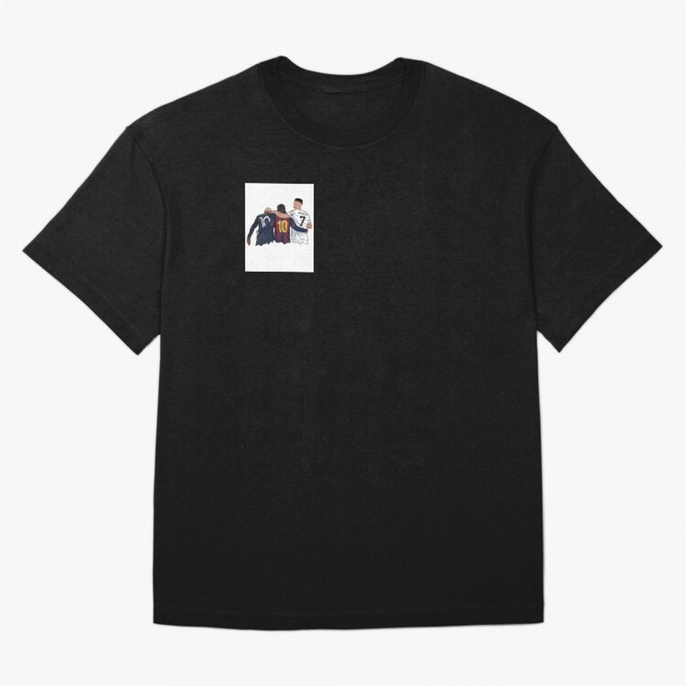 MessixNeymarxRonaldo Classic T-Shirt Stand Proud for Global Football Passion for FIFA World Cup 2026 Group Stage, Highlighting Messi, CR7 and Mbappe, Brazil, Classic Soccer Heritage, Championship Pressure, Fan Loyalty and International Pride;