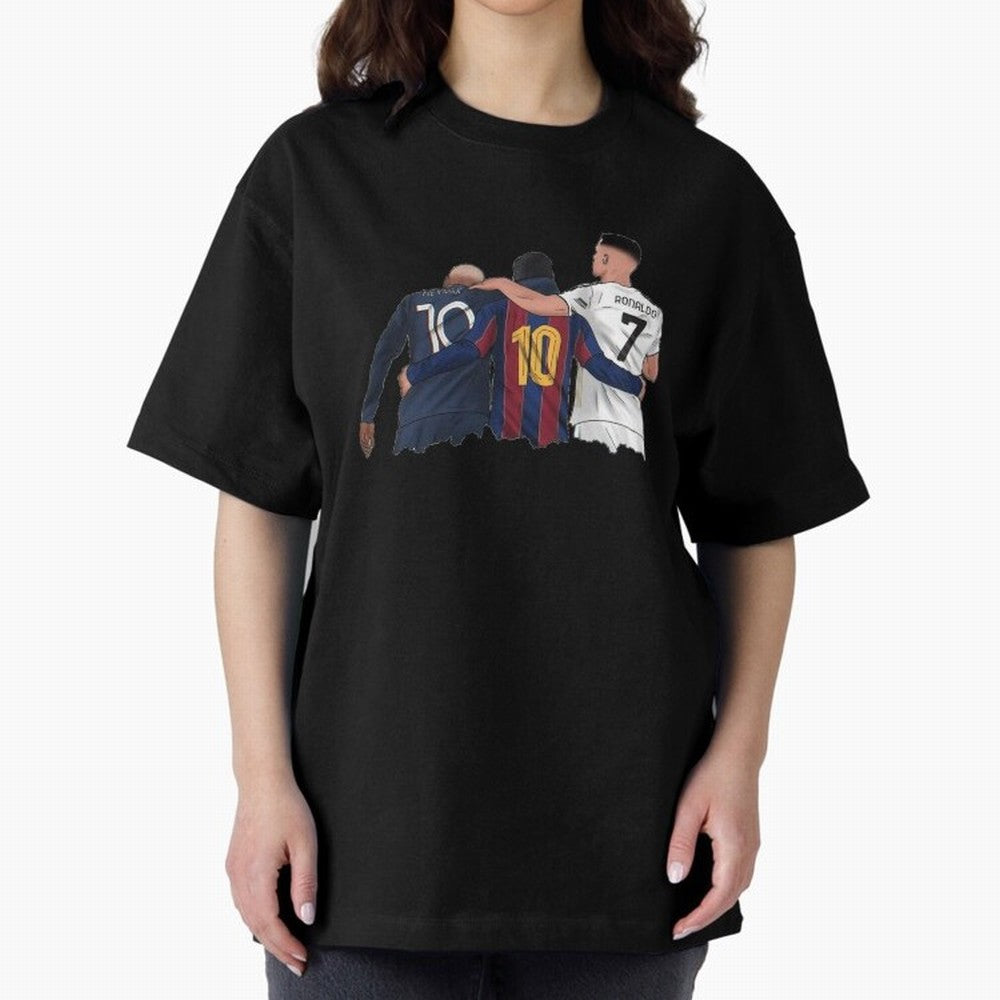 Football Messi, Ronaldo, neymar tshirt Classic T-Shirt Turn Every Weekend Toward FIFA World Cup 2026 for Fans of Mbappe and Brazil, Bringing Sports Nostalgia, International Competition, Famous Players and Unforgettable Victories; Made for