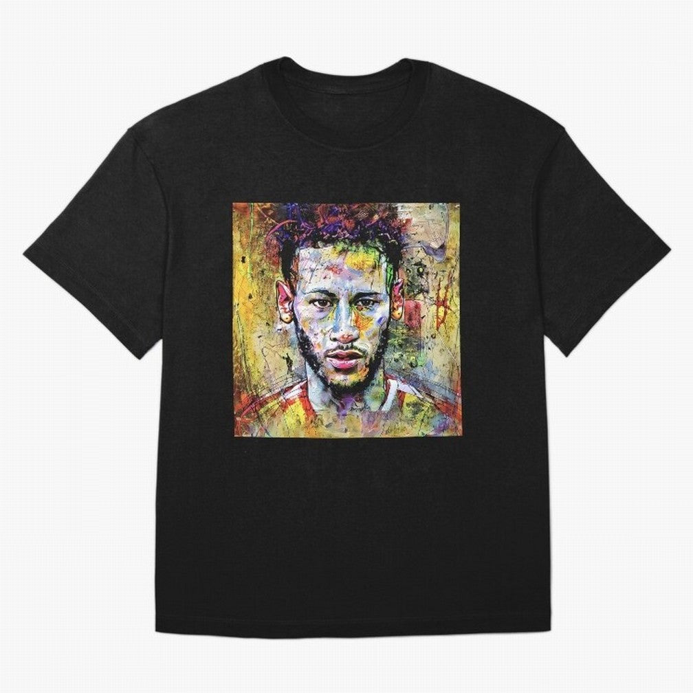 Impression on Neymar Classic T-Shirt Share the Excitement of FIFA World Cup 2026 for Fans of Messi, CR7 and Mbappe and Spain and Netherlands, Bringing Sports Nostalgia, International Competition, Famous Players and Unforgettable Victories; Made for