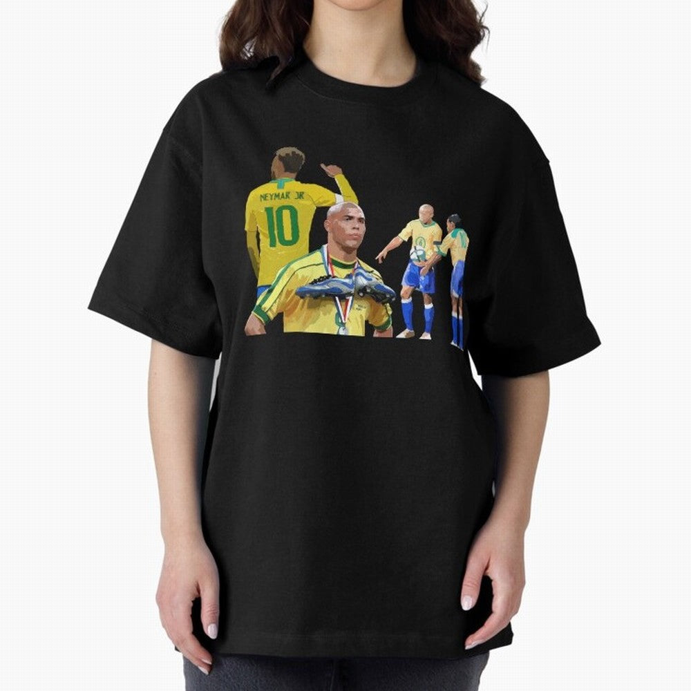Brazilian Icons Oversized T-Shirt Turn Every Weekend Toward the FIFA World Cup 2026 USA Canada Mexico Journey through Haaland and Mbappe Highlights, Spain Pride, Football Festival Excitement, Trophy Ambitions, Country Rivalries and Star Player