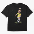 FOOTBALL ARTIST NEYMAR Brasil Essential T-Shirt Honor the Beautiful Game during Match Day Hype around FIFA World Cup 2026 USA Canada Mexico, CR7, England and Germany, Soccer Culture, Superstar Moments, National Team Dreams and Competitive Fire;