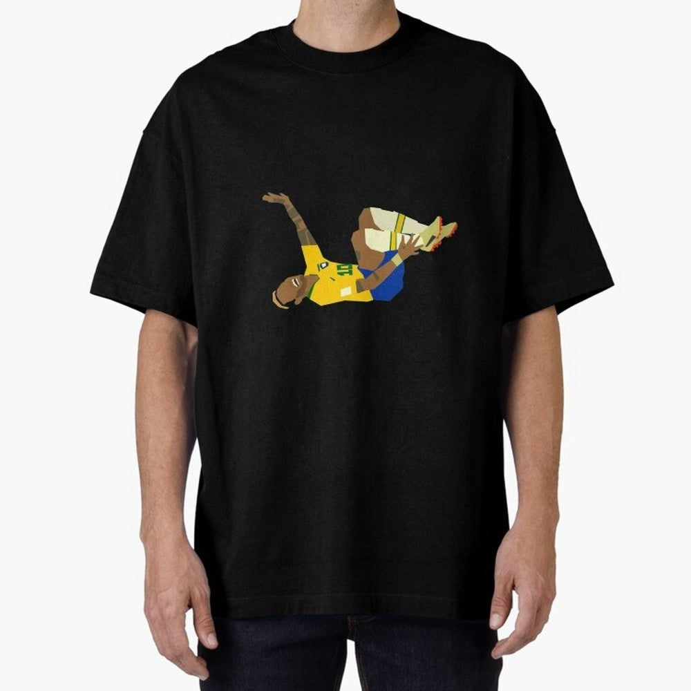 Falling Brazilian Player Classic T-Shirt Refresh FIFA World Cup 2026 USA Canada Mexico for Fans of Cristiano Ronaldo and Portugal, Bringing Worldwide Fan Energy, Dramatic Goals, Stadium Lights and Championship Celebrations; Great for Watch Parties,