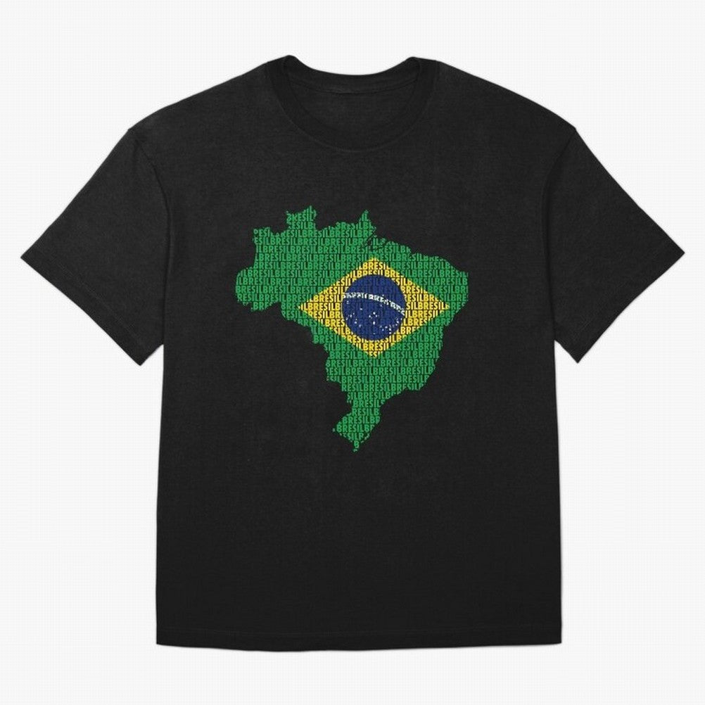 Map of Brazil (Brazil) Classic T-Shirt Make Game Day About FIFA World Cup 2026 Group Stage Spirit, Driven by Spain, Messi and Cristiano Ronaldo, Stadium Memories, Football Loyalty, International Chants and Championship Tradition; Perfect for