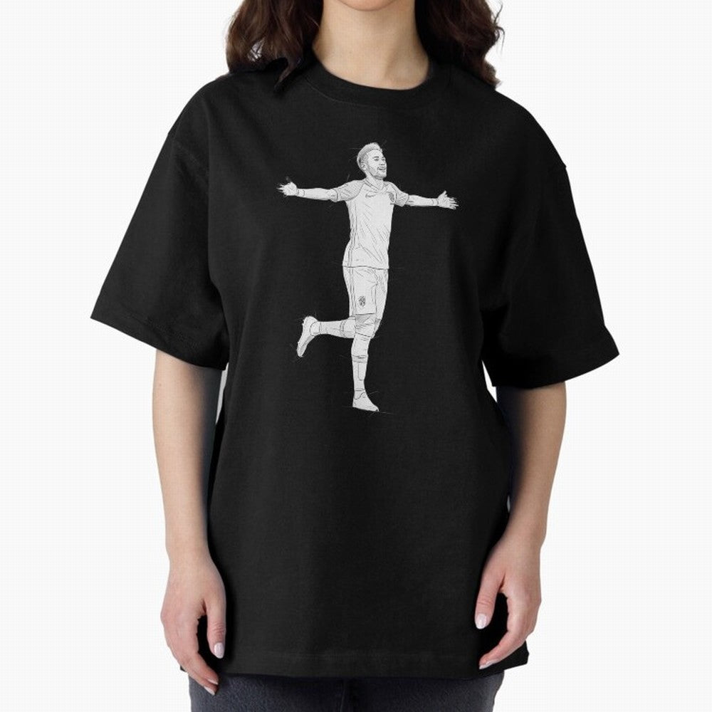 Neymar Joga Bonito Oversized T-Shirt Enjoy the Biggest Football Party of FIFA World Cup 2026 Group Stage Made for Messi and Cristiano Ronaldo, Argentina and Brazil Energy, Stadium Memories, Football Loyalty, International Chants and Championship