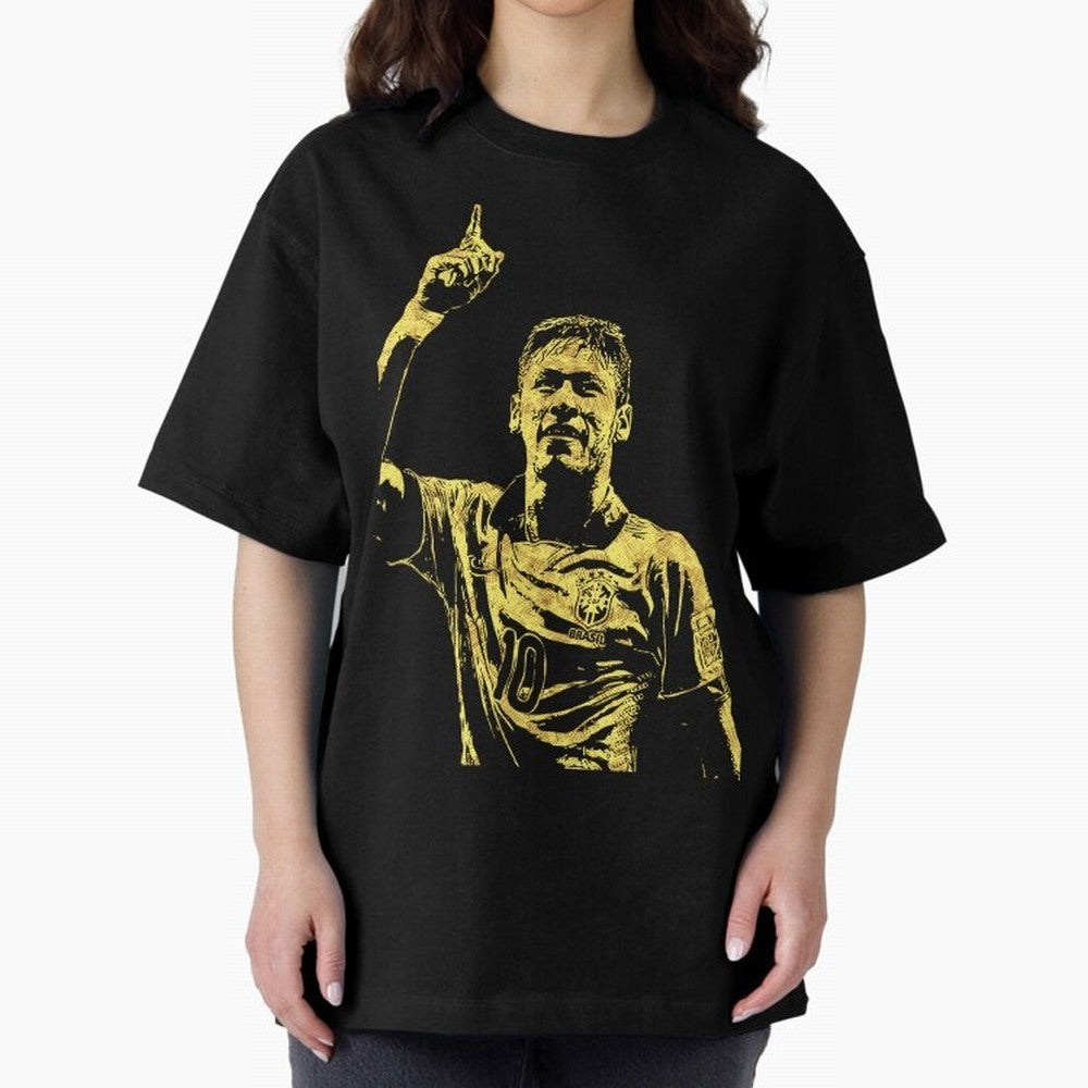 Neymar Fan Art Oversized T-Shirt Cheer for the FIFA World Cup 2026 Group Stage Journey through Cristiano Ronaldo Highlights, England, France and Netherlands Pride, Stadium Chants, National Pride, Trophy Dreams and Unforgettable Football Memories;