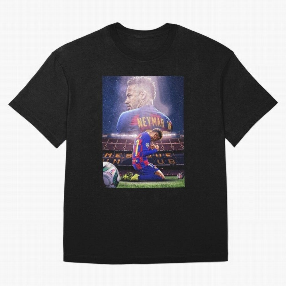 Art Wallpaper Neymar Classic T-Shirt Bring a Vintage Feel to the FIFA World Cup 2026 USA Canada Mexico Journey through Messi and Cristiano Ronaldo Highlights, Portugal Pride, Sports Nostalgia, International Competition, Famous Players and