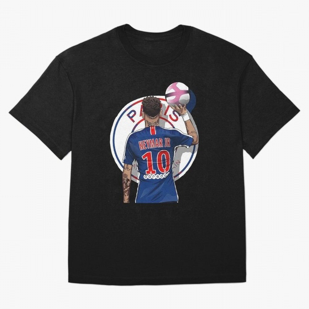 Art Neymar Illustration Classic T-Shirt Relive Legendary Nights from Match Day Hype around FIFA World Cup 2026 Group Stage, Neymar, Argentina, France and Brazil, Fan Favorite Moments, National Team Passion, Big Match Drama and Soccer History; Built