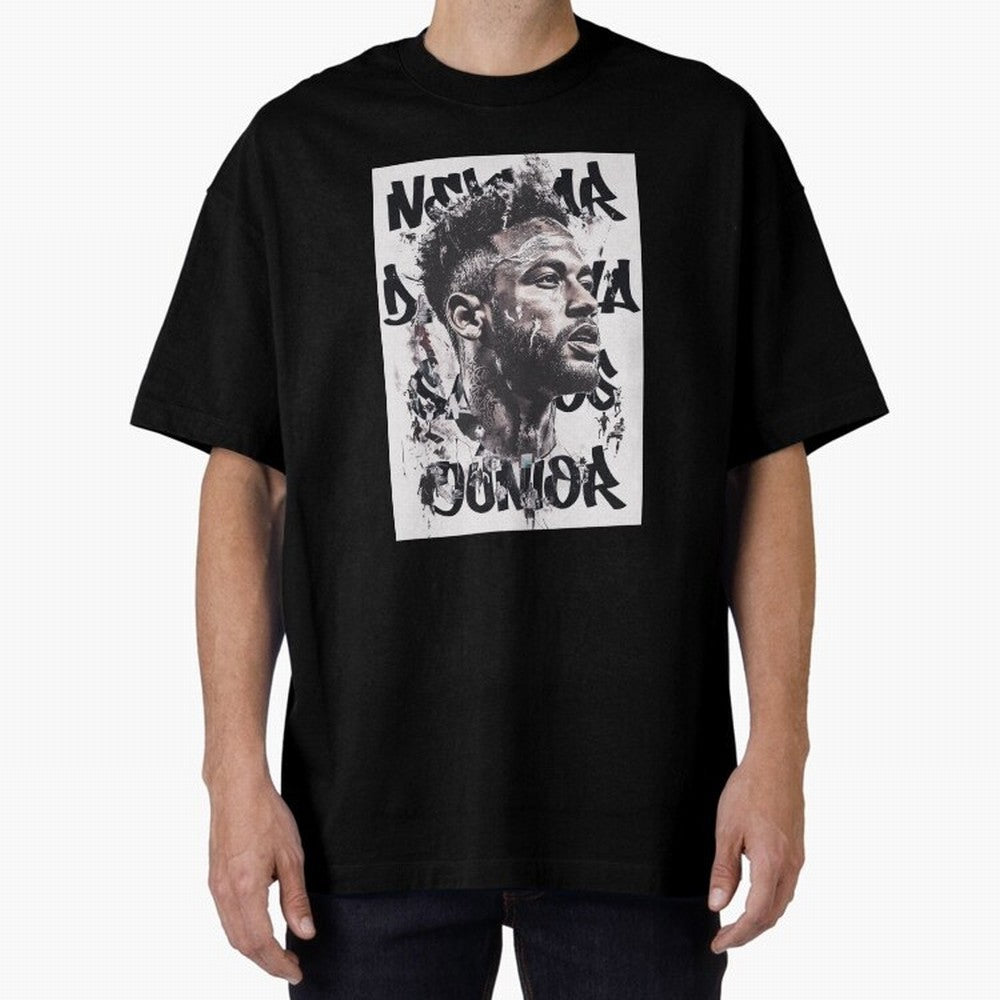 Potrait artistic collage of Neymar Classic T-Shirt Showcase FIFA World Cup 2026 USA Canada Mexico Made for CR7 and Messi, Spain Energy, Fan Favorite Moments, National Team Passion, Big Match Drama and Soccer History; Ideal for Fans Who Follow