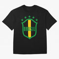 BRASIL LOGO 002 Oversized T-Shirt Celebrate Classic Football Spirit in FIFA World Cup 2026 Group Stage Spirit, Filled with Portugal, Messi, CR7 and Mbappe, Fan Favorite Moments, National Team Passion, Big Match Drama and Soccer History; Perfect for