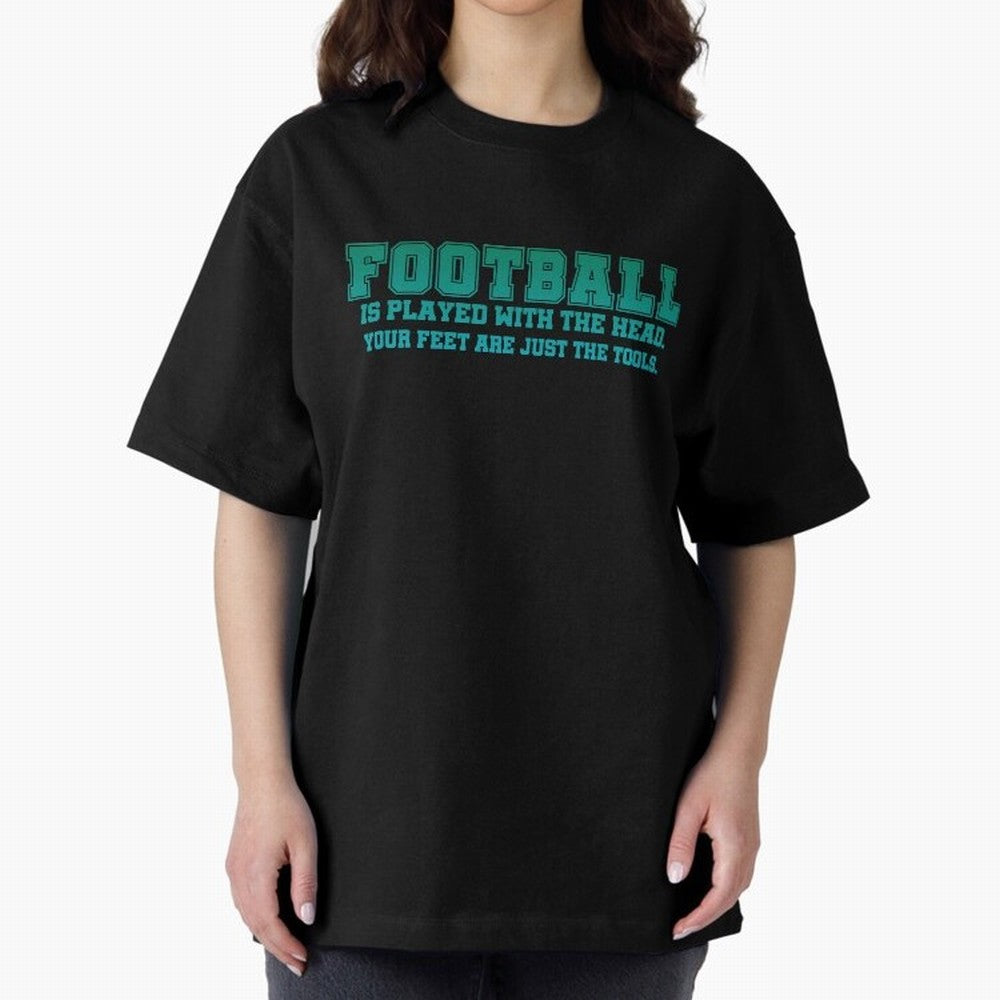 Football is played with the head. Classic T-Shirt Show Championship Spirit for Global Football Passion for FIFA World Cup 2026, Built around Neymar, Haaland and Cristiano Ronaldo, Argentina and Brazil, Stadium Chants, National Pride, Trophy Dreams