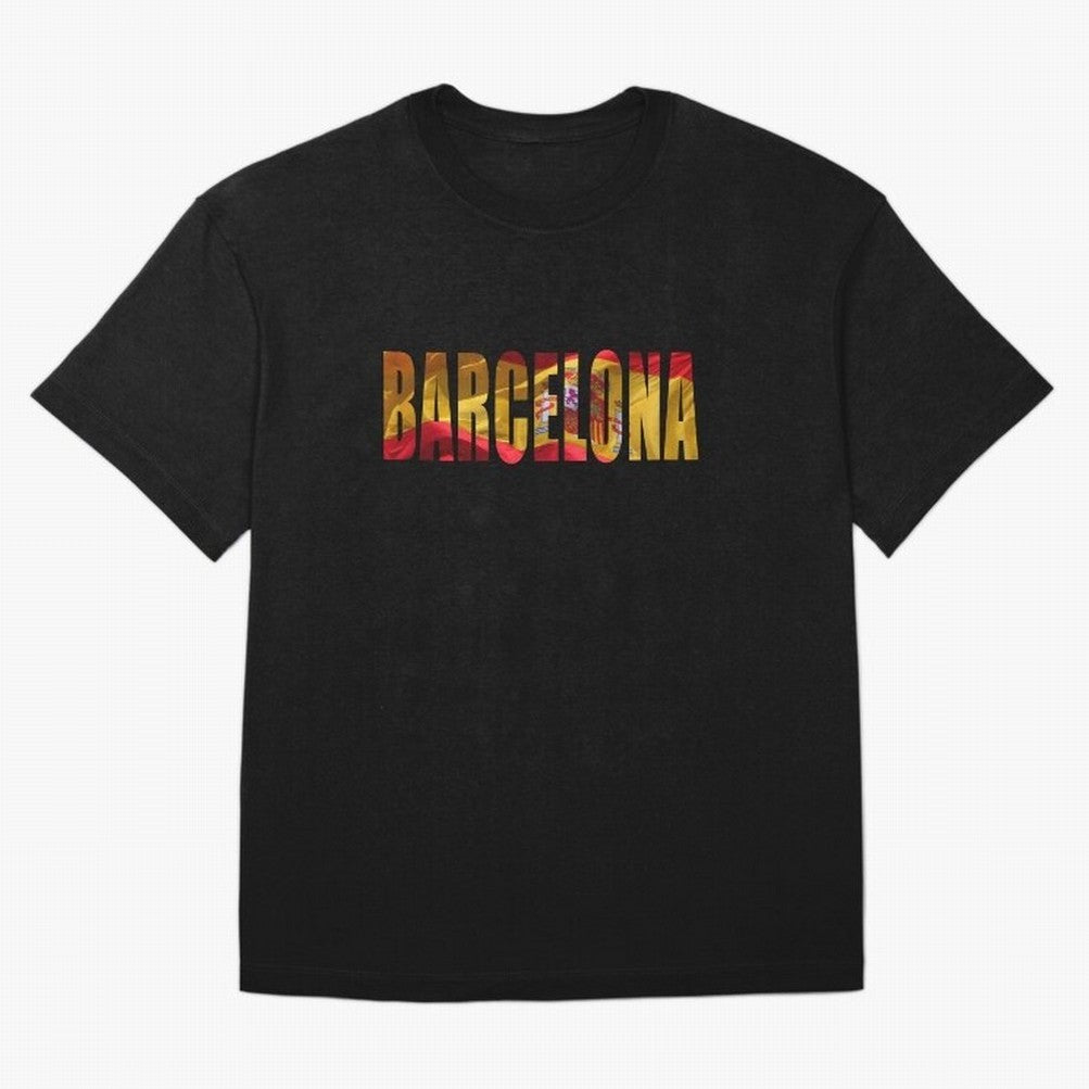 Barcelona city 2 Oversized T-Shirt Back Your Heroes with the FIFA World Cup 2026 USA Canada Mexico Journey through Cristiano Ronaldo Highlights, England, France and Netherlands Pride, Sports Nostalgia, International Competition, Famous Players and