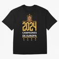 Campeonato Europa 2024 Oversized T-Shirt Honor FIFA World Cup 2026 Spirit, with England, CR7, Stadium Memories, Football Loyalty, International Chants and Championship Tradition; Ideal for Fans Who Follow Messi, Cristiano Ronaldo, CR7, Mbappe,
