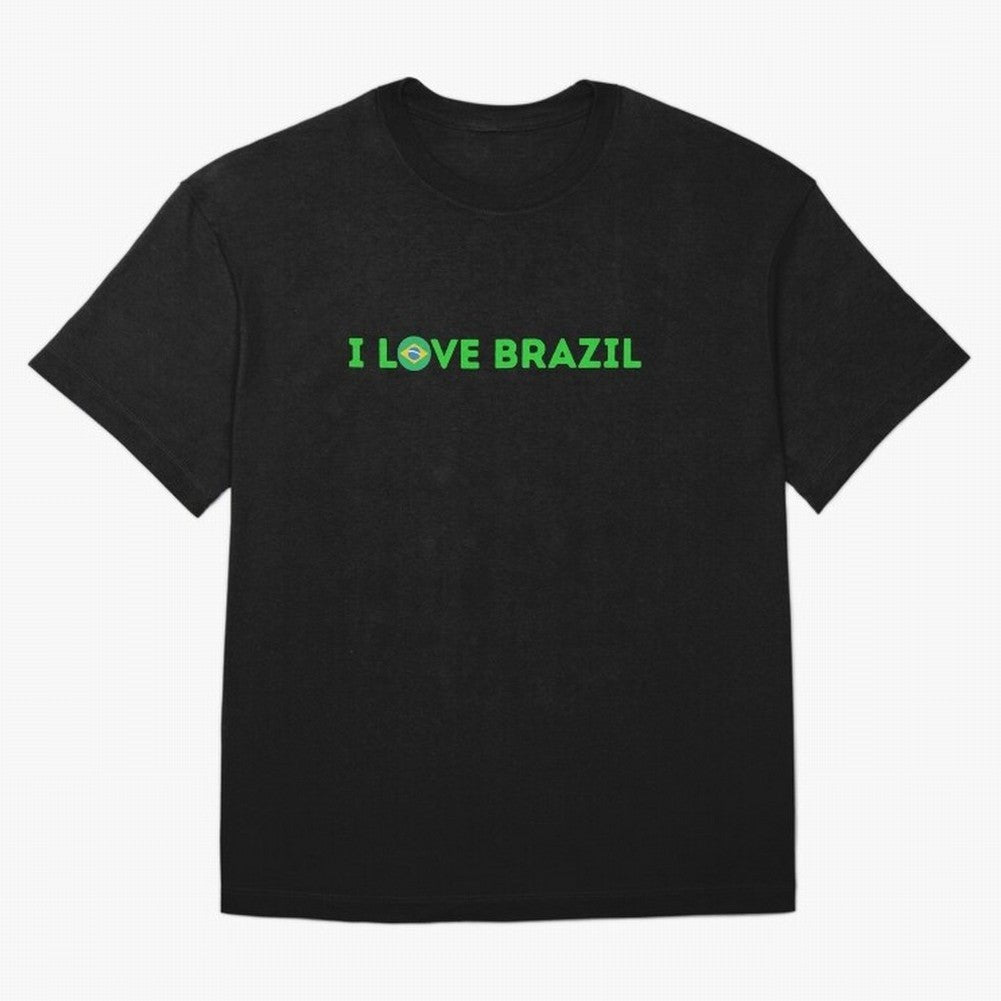 Art I love Brazil Classic T-Shirt Fuel Your Fan Pride for FIFA World Cup 2026 Group Stage Filled with Cristiano Ronaldo, Haaland and CR7, Brazil, Portugal and Argentina Energy, Tournament Hype, Historic Matchups, Family Viewing Parties and Global
