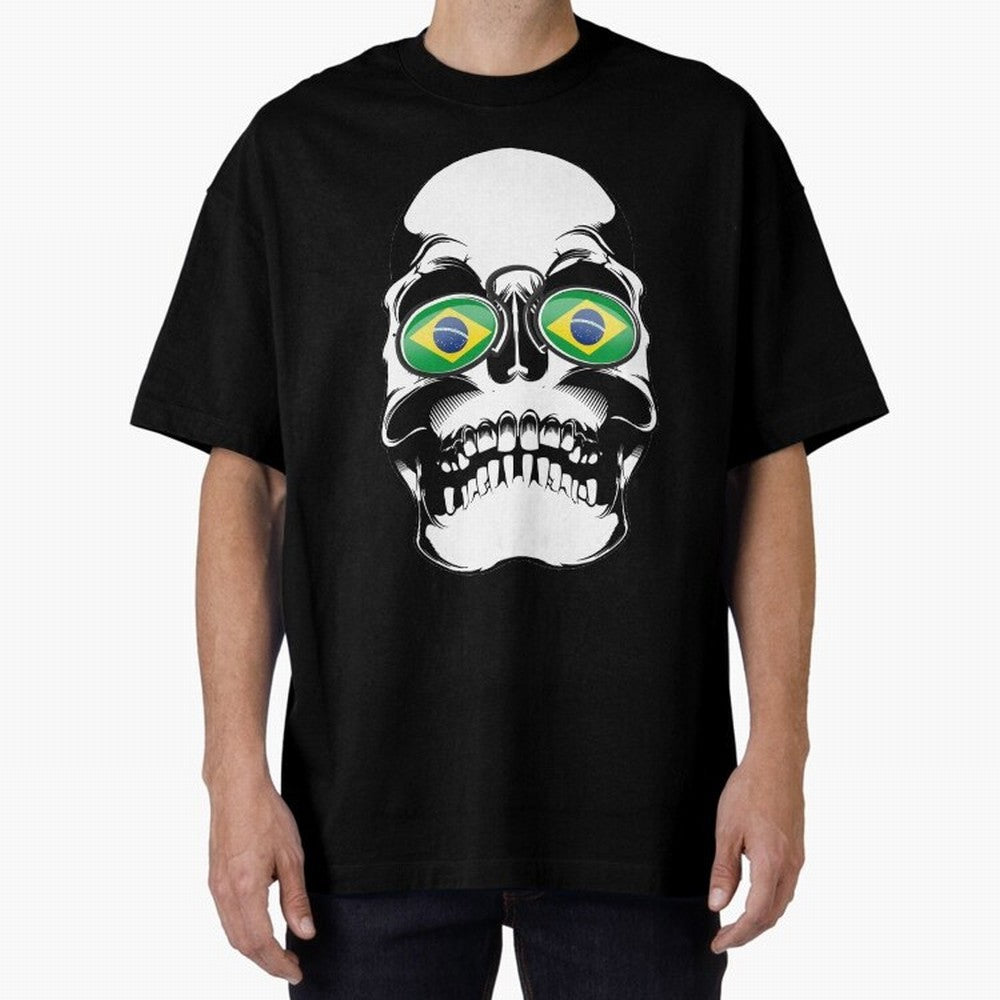 Brazil World Cup Oversized T-Shirt Share Match Day Hype around FIFA World Cup 2026 Group Stage, Messi, CR7 and Mbappe, Brazil, Portugal and Argentina, Champion Mindset, Group Stage Buzz, Knockout Tension and Passionate Fan Culture; Perfect for