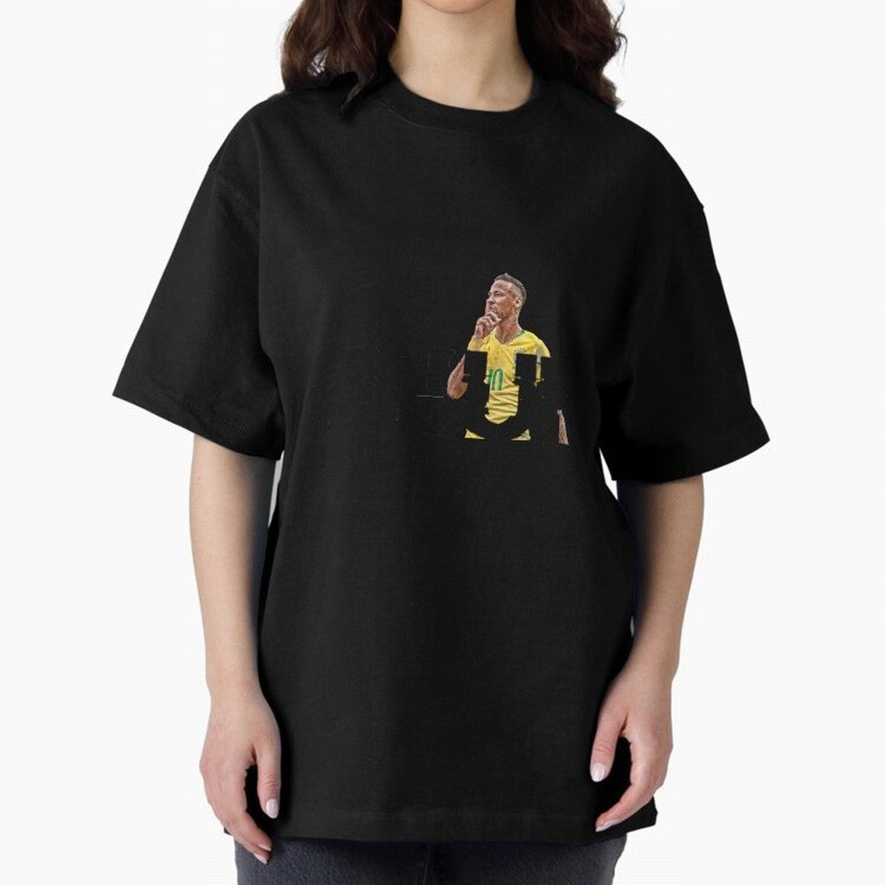 NEYMAR NEVER GIVE UP Classic T-Shirt Keep the Match Day Mood of Match Day Hype around FIFA World Cup 2026 Group Stage, Messi and Cristiano Ronaldo, Brazil, Goal Celebration Energy, Supporter Heritage, Football Icons and Worldwide Tournament Joy;