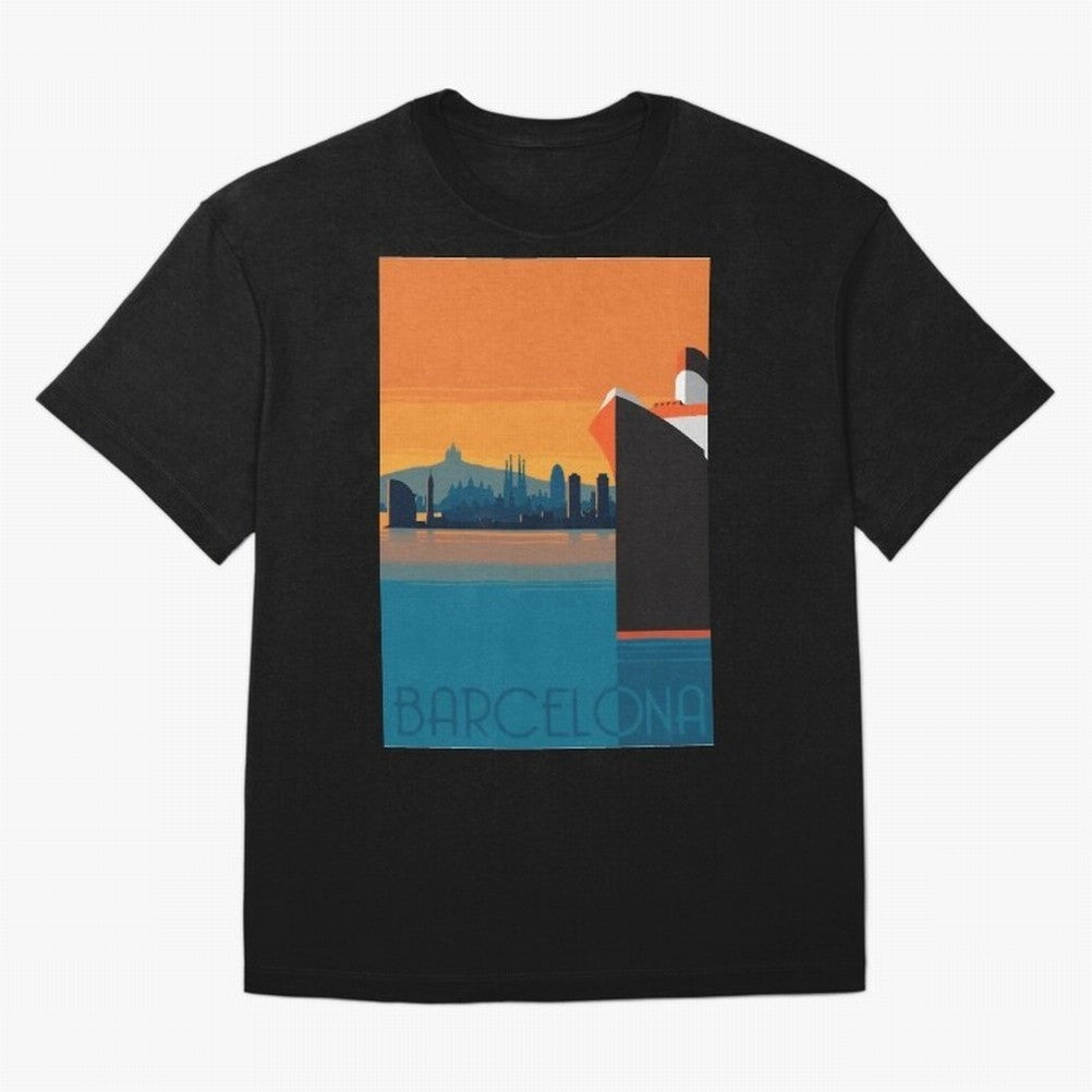 Barcelona Spain Travel Classic T-Shirt Keep Football History Alive during FIFA World Cup 2026 for Fans of Mbappe and France and Portugal, Bringing Football Passion, Legendary Performances, Festival Vibes and Supporter Community; Made for Die Hard