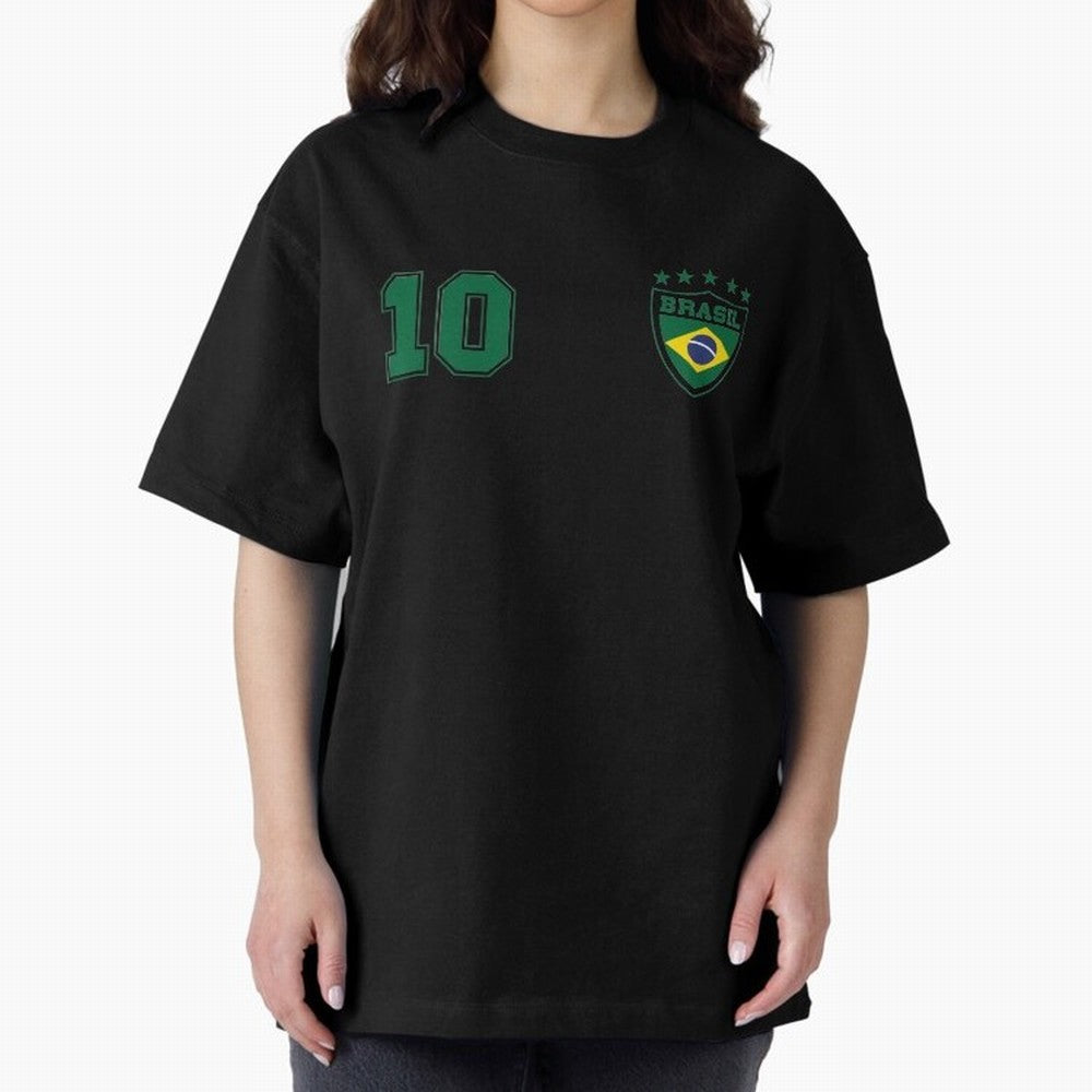 Classic Brasil Soccer No. 10 Brazil World Jersey Cup T Shirt Classic T-Shirt Join the Global Buzz around the FIFA World Cup 2026 USA Canada Mexico Journey through Mbappe and Neymar Highlights, Portugal Pride, Match Day Excitement, Supporter
