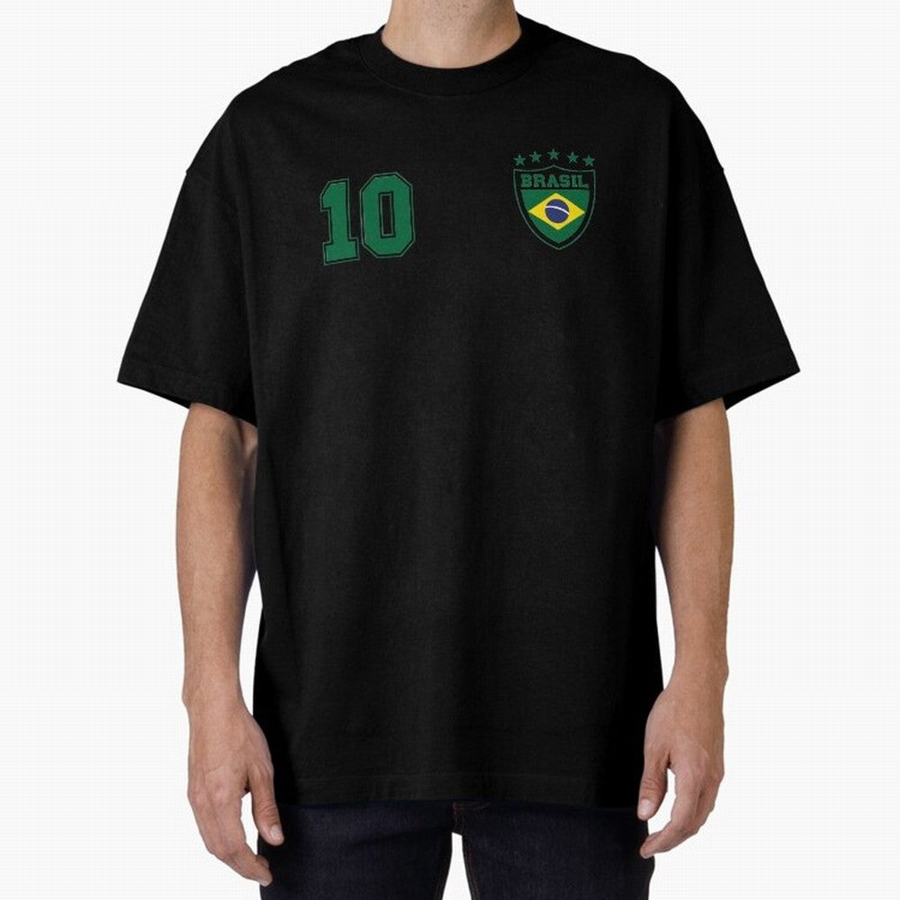 Classic Brasil Soccer No. 10 Brazil World Jersey Cup T Shirt Classic T-Shirt Join the Global Buzz around the FIFA World Cup 2026 USA Canada Mexico Journey through Mbappe and Neymar Highlights, Portugal Pride, Match Day Excitement, Supporter