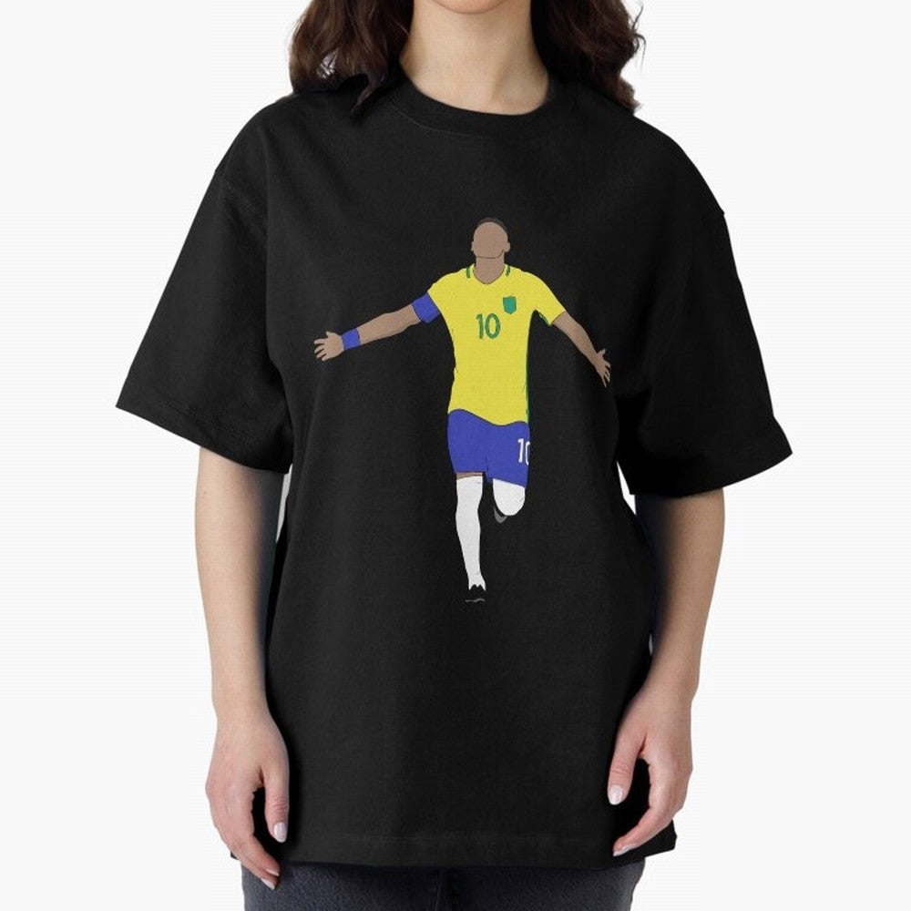 Godlike Oversized T-Shirt Support Global Football Passion for FIFA World Cup 2026, Driven by Haaland and Mbappe, Argentina, France and Brazil, Soccer Culture, Superstar Moments, National Team Dreams and Competitive Fire; Made for Collectors Who
