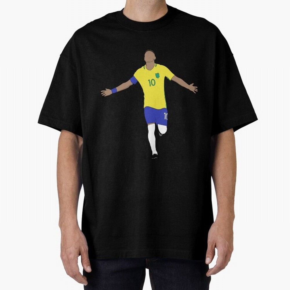 Godlike Oversized T-Shirt Support Global Football Passion for FIFA World Cup 2026, Driven by Haaland and Mbappe, Argentina, France and Brazil, Soccer Culture, Superstar Moments, National Team Dreams and Competitive Fire; Made for Collectors Who