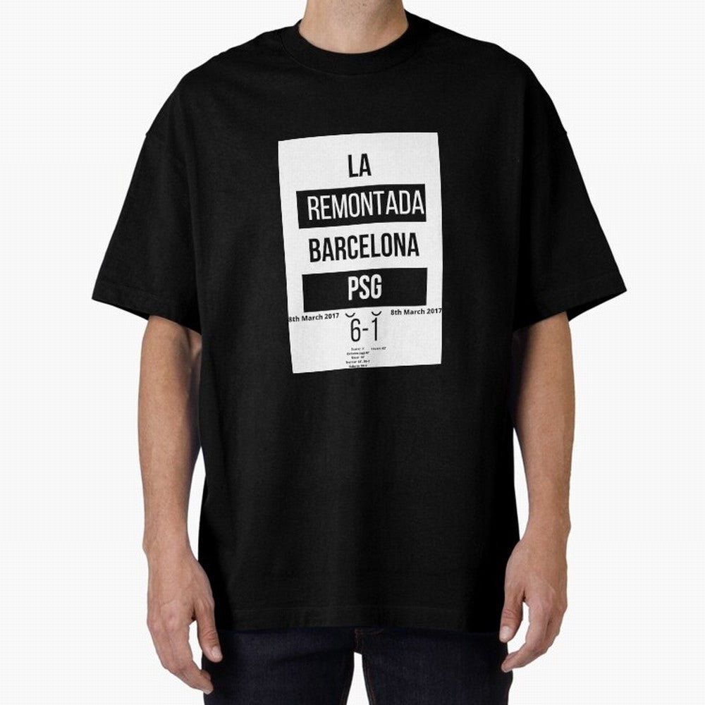 La Remontada Oversized T-Shirt Celebrate the Road through FIFA World Cup 2026 for Fans of Messi, CR7 and Mbappe and Argentina, Bringing Supporter Pride, Iconic Celebrations, Legendary Names and Global Match Day Energy; Ideal for Fans Who Follow