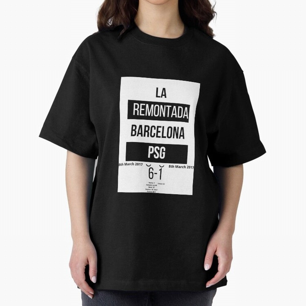La Remontada Oversized T-Shirt Celebrate the Road through FIFA World Cup 2026 for Fans of Messi, CR7 and Mbappe and Argentina, Bringing Supporter Pride, Iconic Celebrations, Legendary Names and Global Match Day Energy; Ideal for Fans Who Follow
