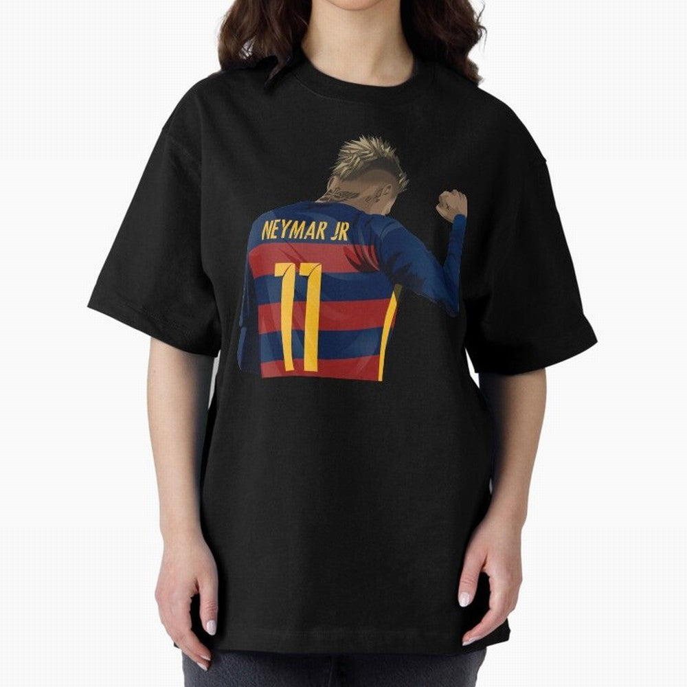 Neymar Oversized T-Shirt Bring International Match Energy to the FIFA World Cup 2026 USA Canada Mexico Journey through Messi Highlights, Brazil Pride, Soccer Culture, Superstar Moments, National Team Dreams and Competitive Fire; Great for