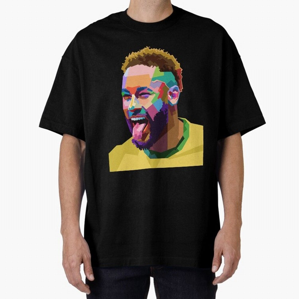 Neymar Brazil Squad Team Pop Art Classic T-Shirt Remember Match Day Hype around FIFA World Cup 2026 Group Stage, Mbappe, Brazil, Vintage Soccer Flavor, Modern Football Stars, National Flags and Final Night Emotion; Ideal for Football Dads, Football
