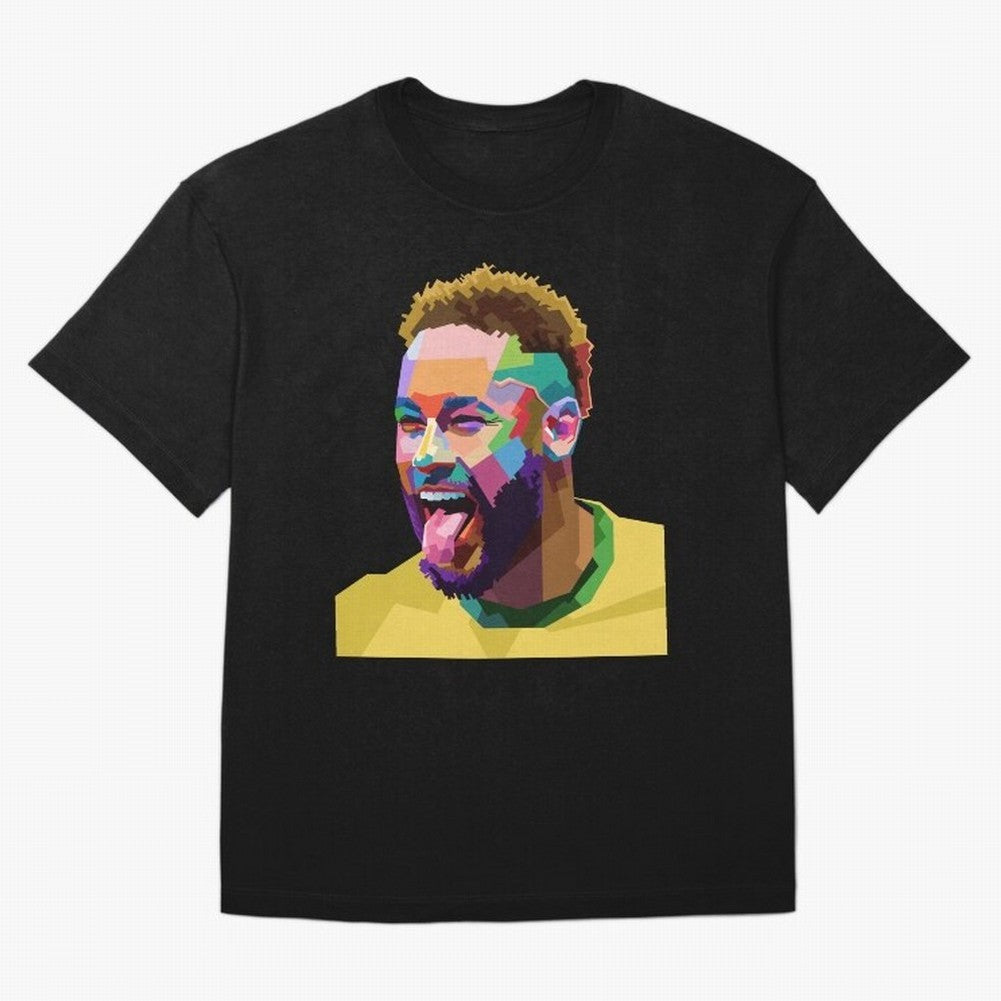 Neymar Brazil Squad Team Pop Art Classic T-Shirt Remember Match Day Hype around FIFA World Cup 2026 Group Stage, Mbappe, Brazil, Vintage Soccer Flavor, Modern Football Stars, National Flags and Final Night Emotion; Ideal for Football Dads, Football