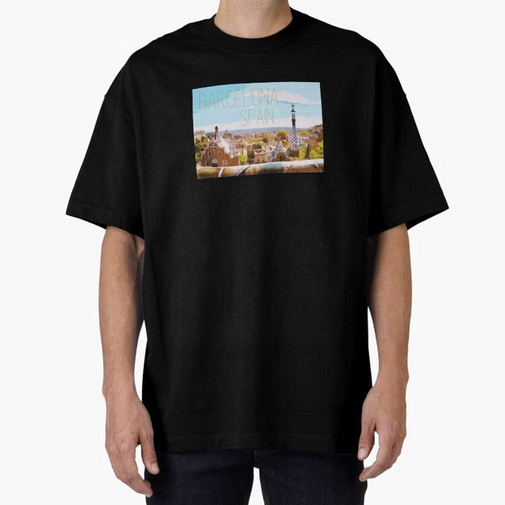 Barcelona Print Oversized T-Shirt Turn Football Passion into FIFA World Cup 2026 USA Canada Mexico with Mbappe and Neymar, France and Portugal Energy, Champion Mindset, Group Stage Buzz, Knockout Tension and Passionate Fan Culture; Ideal for