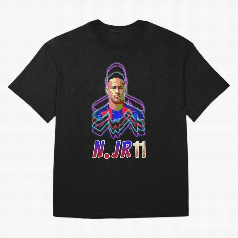 Neymar - Neon T-Shirt Essential T-Shirt Carry National Pride through FIFA World Cup 2026 Spirit, Inspired by Portugal, Spain and Germany, Messi, CR7 and Mbappe, Stadium Memories, Football Loyalty, International Chants and Championship Tradition;