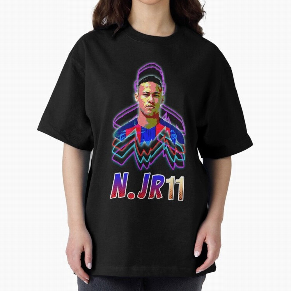 Neymar - Neon T-Shirt Essential T-Shirt Carry National Pride through FIFA World Cup 2026 Spirit, Inspired by Portugal, Spain and Germany, Messi, CR7 and Mbappe, Stadium Memories, Football Loyalty, International Chants and Championship Tradition;
