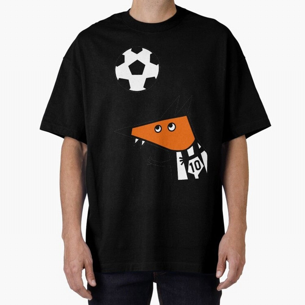 Football FOX Oversized T-Shirt Celebrate the Magic of Global Football Passion for FIFA World Cup 2026 Group Stage, Centered on Neymar, Netherlands, Game Day Rituals, Football Legends, Country Pride and the Road to the Final; Ideal for Passionate
