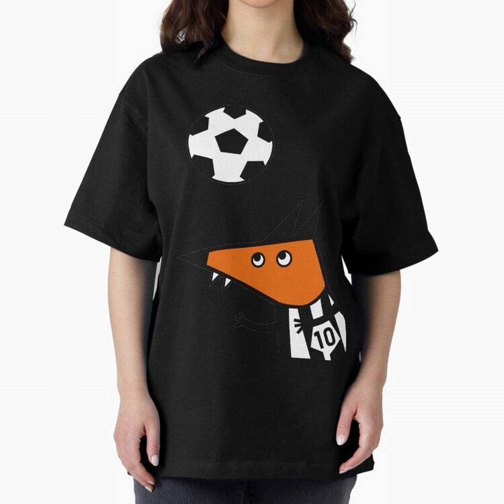 Football FOX Oversized T-Shirt Celebrate the Magic of Global Football Passion for FIFA World Cup 2026 Group Stage, Centered on Neymar, Netherlands, Game Day Rituals, Football Legends, Country Pride and the Road to the Final; Ideal for Passionate