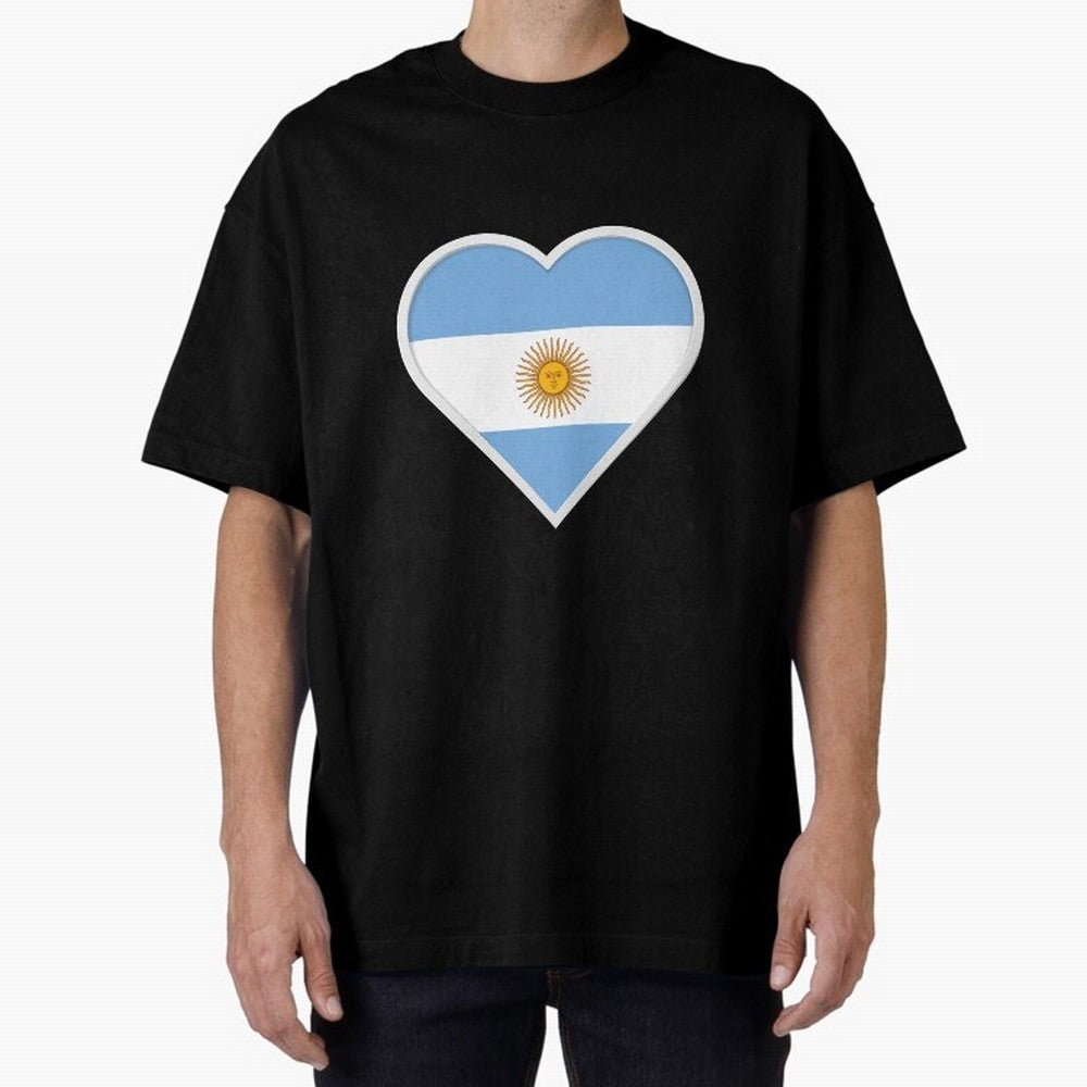Argentina World Cup Brazil Futebol Portugal Croatia Football Soccer Sports Mondial Morocco France Fifa 2022 Argentina Netherlands Neymar Ronaldo Ziyech Bounou Oversized T-Shirt Celebrate the Magic of FIFA World Cup 2026 USA Canada Mexico Centered