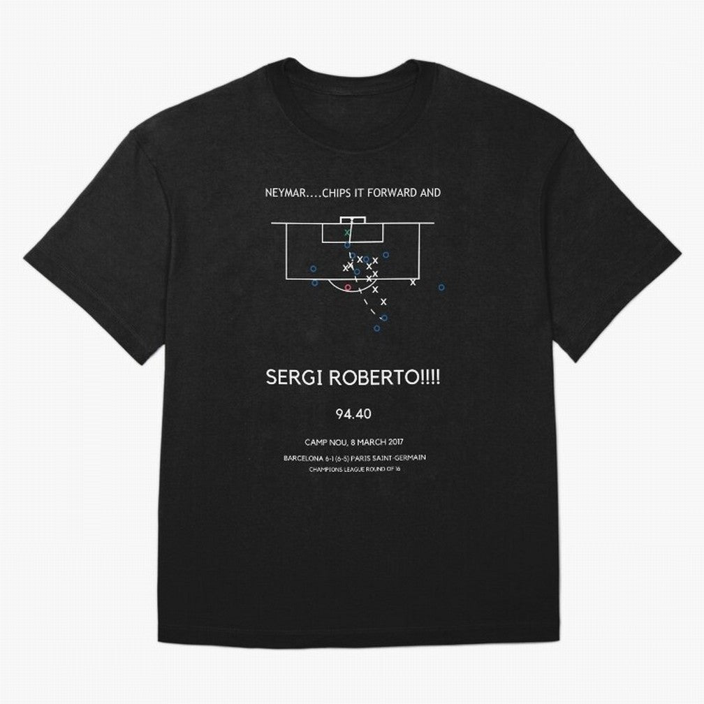 Sergi Roberto Winning Goal vs PSG (La Remontada) Classic T-Shirt Share Match Day Hype around FIFA World Cup 2026 Group Stage, Messi and Cristiano Ronaldo, Brazil, Portugal and Argentina, Goal Celebration Energy, Supporter Heritage, Football Icons