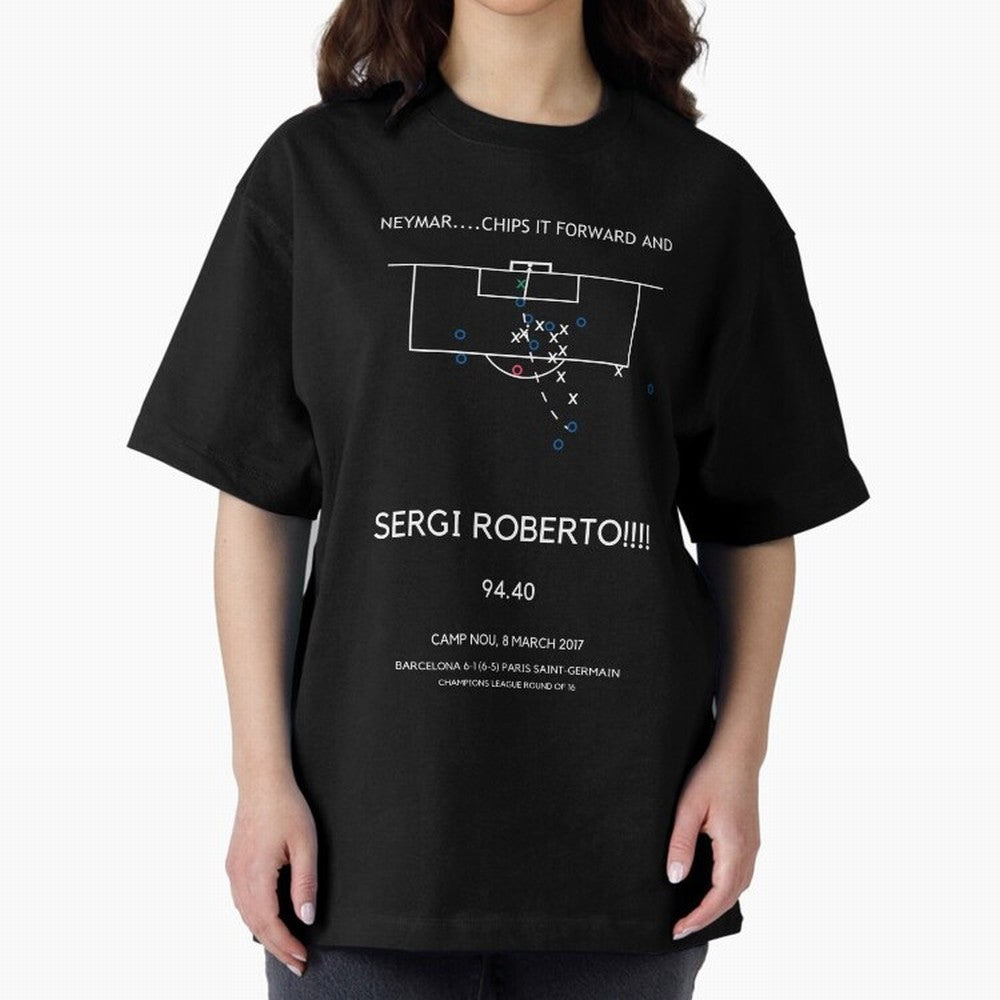 Sergi Roberto Winning Goal vs PSG (La Remontada) Classic T-Shirt Share Match Day Hype around FIFA World Cup 2026 Group Stage, Messi and Cristiano Ronaldo, Brazil, Portugal and Argentina, Goal Celebration Energy, Supporter Heritage, Football Icons