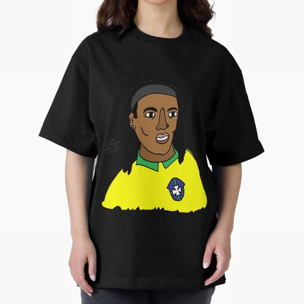 Ronaldinho Brazil Football Ball Life Classic T-Shirt Build FIFA World Cup 2026 Group Stage for Fans of Messi and England and Germany, Bringing Football Festival Excitement, Trophy Ambitions, Country Rivalries and Star Player Buzz; Great for