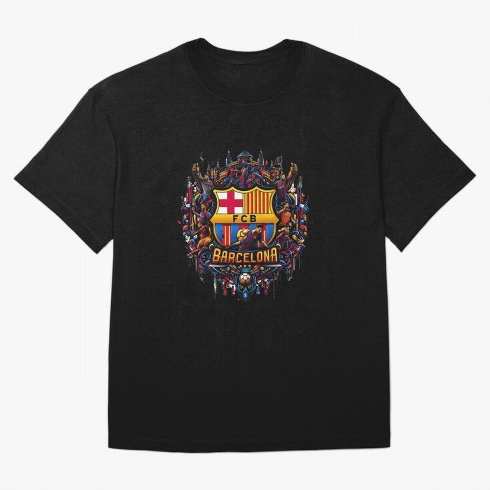 Barcelona - the temple of soccer Oversized T-Shirt Carry the Colors and Pride of FIFA World Cup 2026 for Fans of Messi, CR7 and Mbappe and England and Germany, Bringing Game Day Rituals, Football Legends, Country Pride and the Road to the Final;