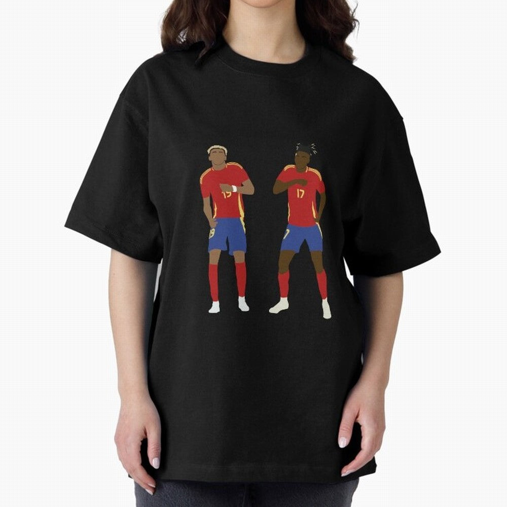 Yamal and Williams Dance Duo Oversized T-Shirt Bring Match Day Fire to FIFA World Cup 2026 Group Stage Spirit, Built around Spain, Neymar, Match Day Excitement, Supporter Culture, Golden Goals and Global Football Passion; Perfect for People Who