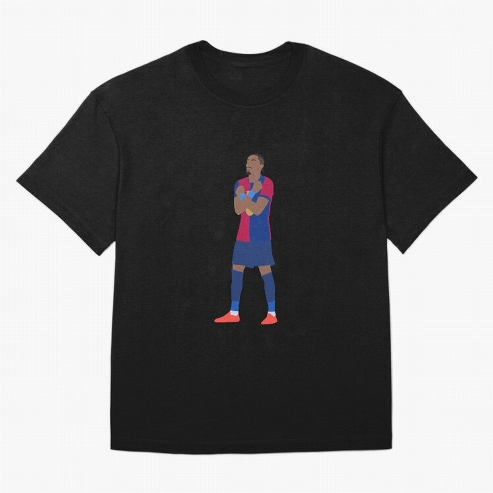 Raphinha Barcelona Celebration Classic T-Shirt Fuel Global Football Passion for FIFA World Cup 2026 USA Canada Mexico, Capturing Mbappe and Neymar, Portugal, Spain and Germany, Football Passion, Legendary Performances, Festival Vibes and Supporter