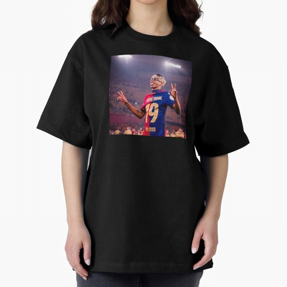 Lamine Yamal Oversized T-Shirt Bring Trophy Dreams to FIFA World Cup 2026 Spirit, Capturing Netherlands, Messi, Neymar and Mbappe, Supporter Pride, Iconic Celebrations, Legendary Names and Global Match Day Energy; Perfect for People Who Love