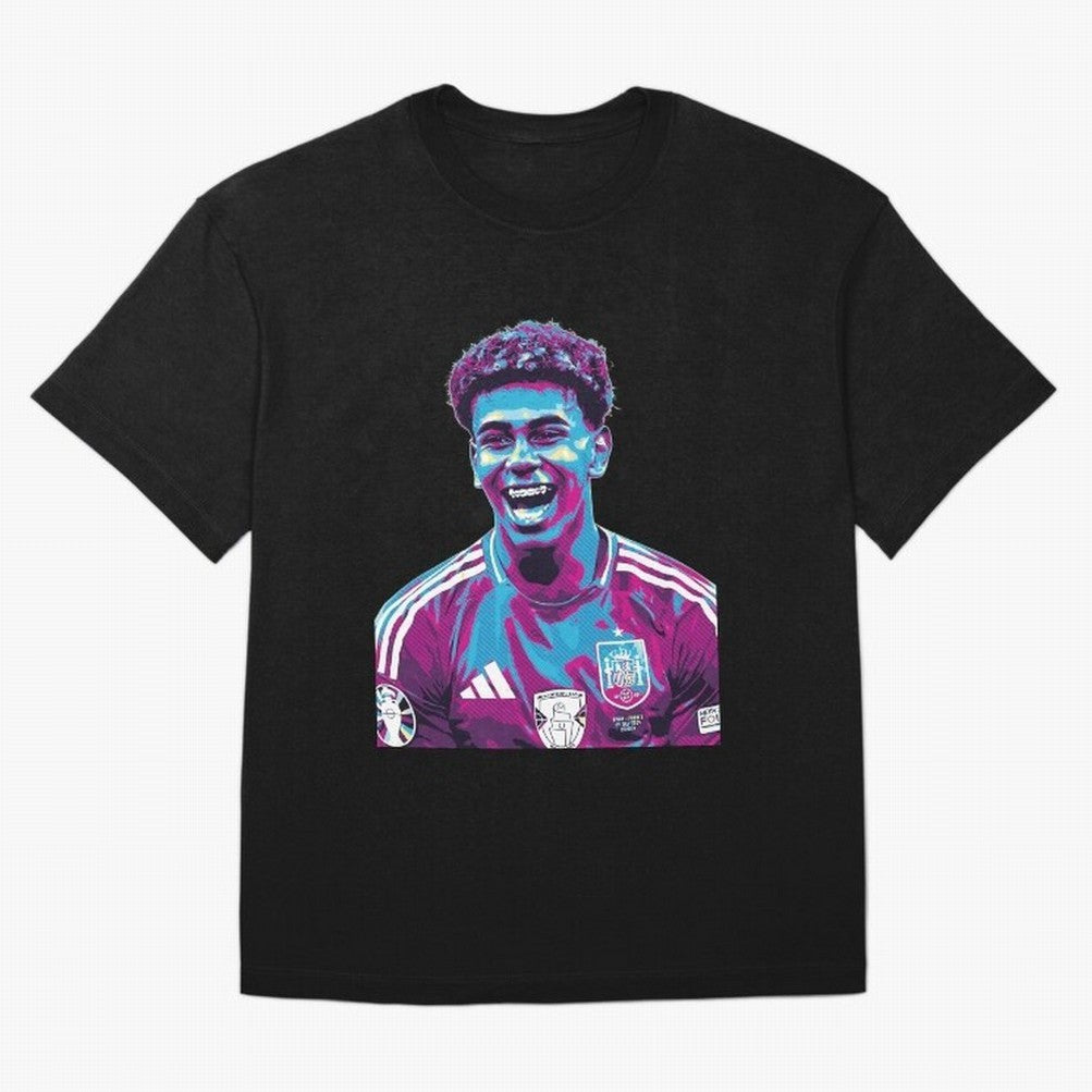 lamine yamal laugh Classic T-Shirt Celebrate Global Football Passion for FIFA World Cup 2026 USA Canada Mexico, Filled with Messi and Cristiano Ronaldo, England, France and Netherlands, Match Day Excitement, Supporter Culture, Golden Goals and
