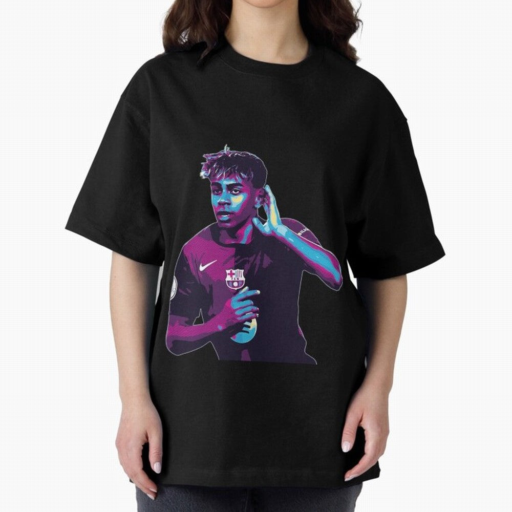 Lamine Yamal goal celebration Oversized T-Shirt Make Your Look Match the FIFA World Cup 2026 USA Canada Mexico Journey through Cristiano Ronaldo Highlights, England, France and Netherlands Pride, Match Day Excitement, Supporter Culture, Golden