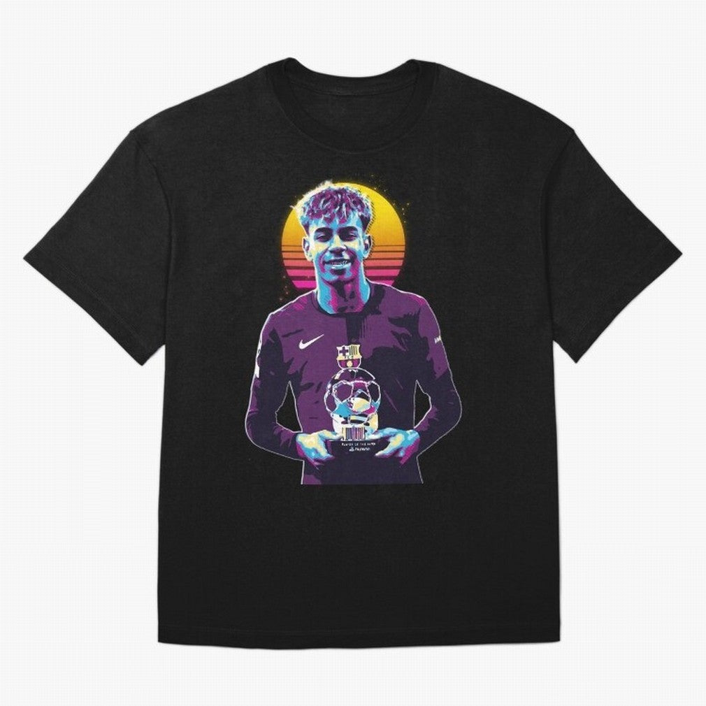 Lamine Yamal holding the trophy Classic T-Shirt Bring FIFA World Cup 2026 USA Canada Mexico Spirit, Connected to Portugal, Spain and Germany, Messi, CR7 and Mbappe, Goal Celebration Energy, Supporter Heritage, Football Icons and Worldwide