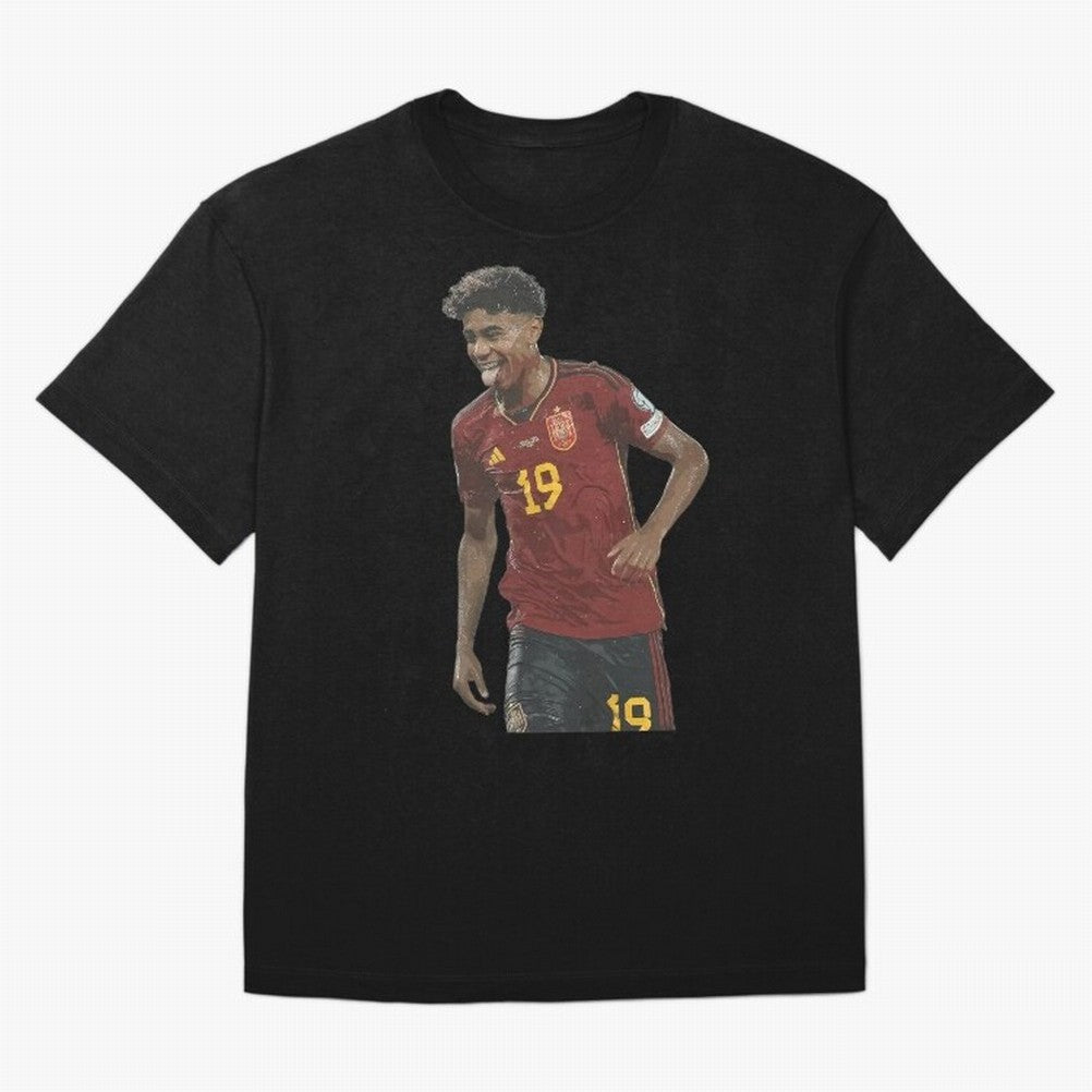Lamine Yamal Oversized T-Shirt Spotlight the FIFA World Cup 2026 Journey through Messi, CR7 and Mbappe Highlights, England, France and Netherlands Pride, Football Passion, Legendary Performances, Festival Vibes and Supporter Community; Great for