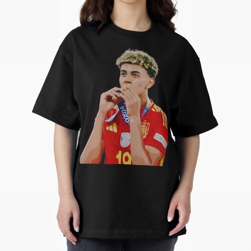 Lamine Yamal spain team Classic T-Shirt Honor the Beautiful Game during Match Day Hype around FIFA World Cup 2026 Group Stage, Messi, Argentina, France and Brazil, Retro Football Energy, Iconic Rivalries, Trophy Chase Drama and Stadium Atmosphere;