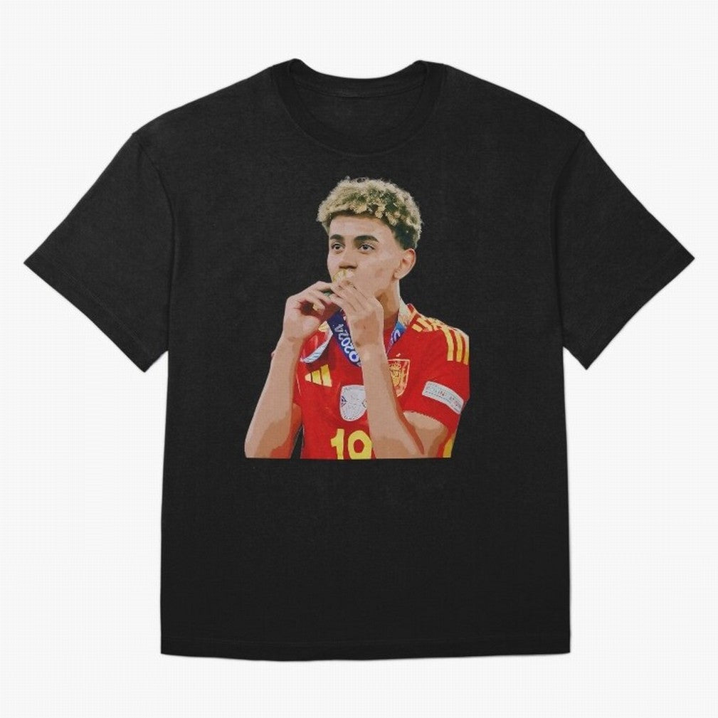 Lamine Yamal spain team Classic T-Shirt Honor the Beautiful Game during Match Day Hype around FIFA World Cup 2026 Group Stage, Messi, Argentina, France and Brazil, Retro Football Energy, Iconic Rivalries, Trophy Chase Drama and Stadium Atmosphere;