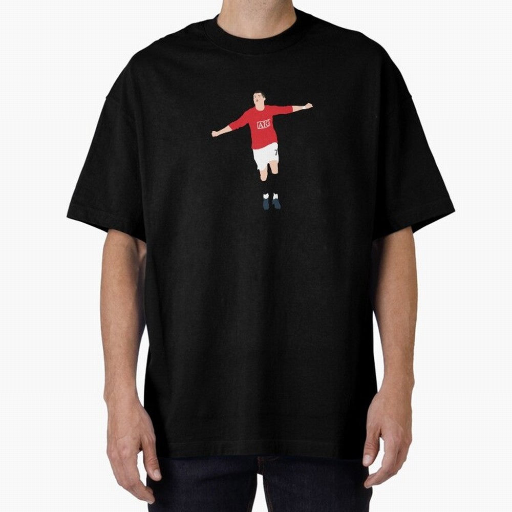 Vintage Cristiano Ronaldo Oversized T-Shirt Celebrate the FIFA World Cup 2026 Journey through Cristiano Ronaldo, Haaland and CR7 Highlights, Brazil Pride, Retro Football Energy, Iconic Rivalries, Trophy Chase Drama and Stadium Atmosphere; Ideal for